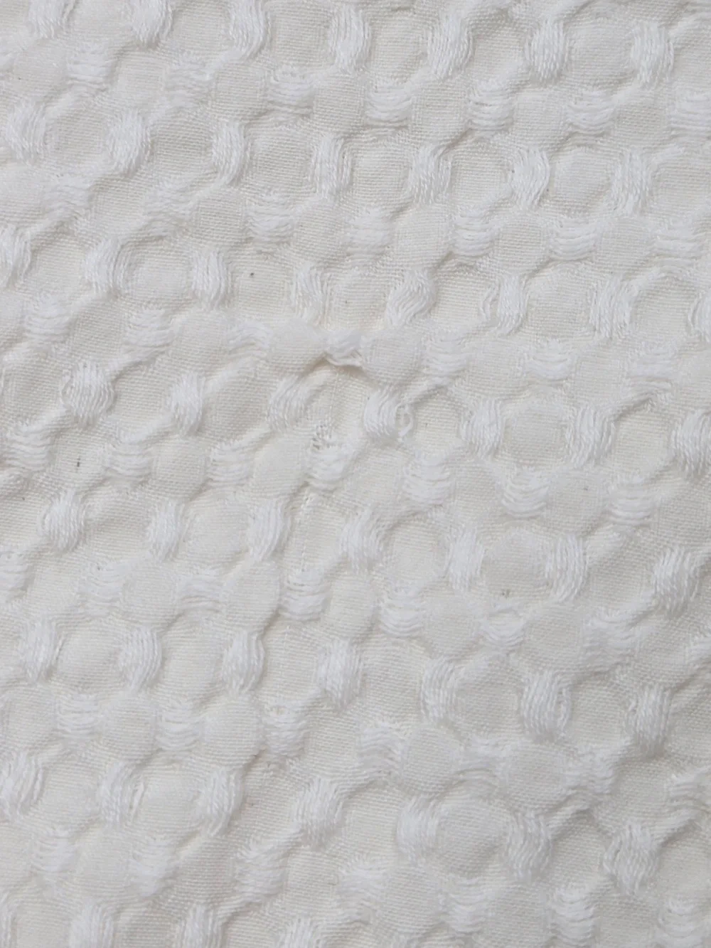 NWOT QUINCE Organic Luxe Honeycomb Duvet Cover King/Cal King Undyed 9292